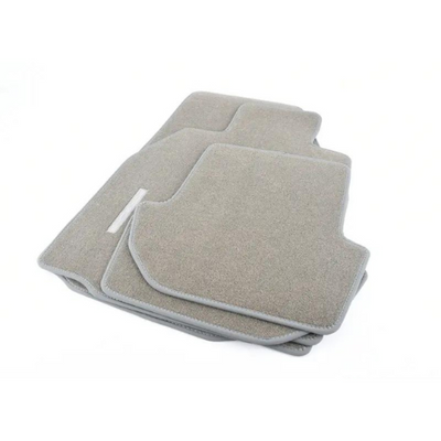 Porsche Floor Mats with Nubuk Surround - Stone Grey - 99704480108B23 - 997 05-12 99704480108B23