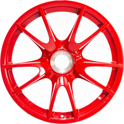 Porsche Front Guards Red Alloy Wheel 9JX19 ET47 - 911 07-11 9973621579684A