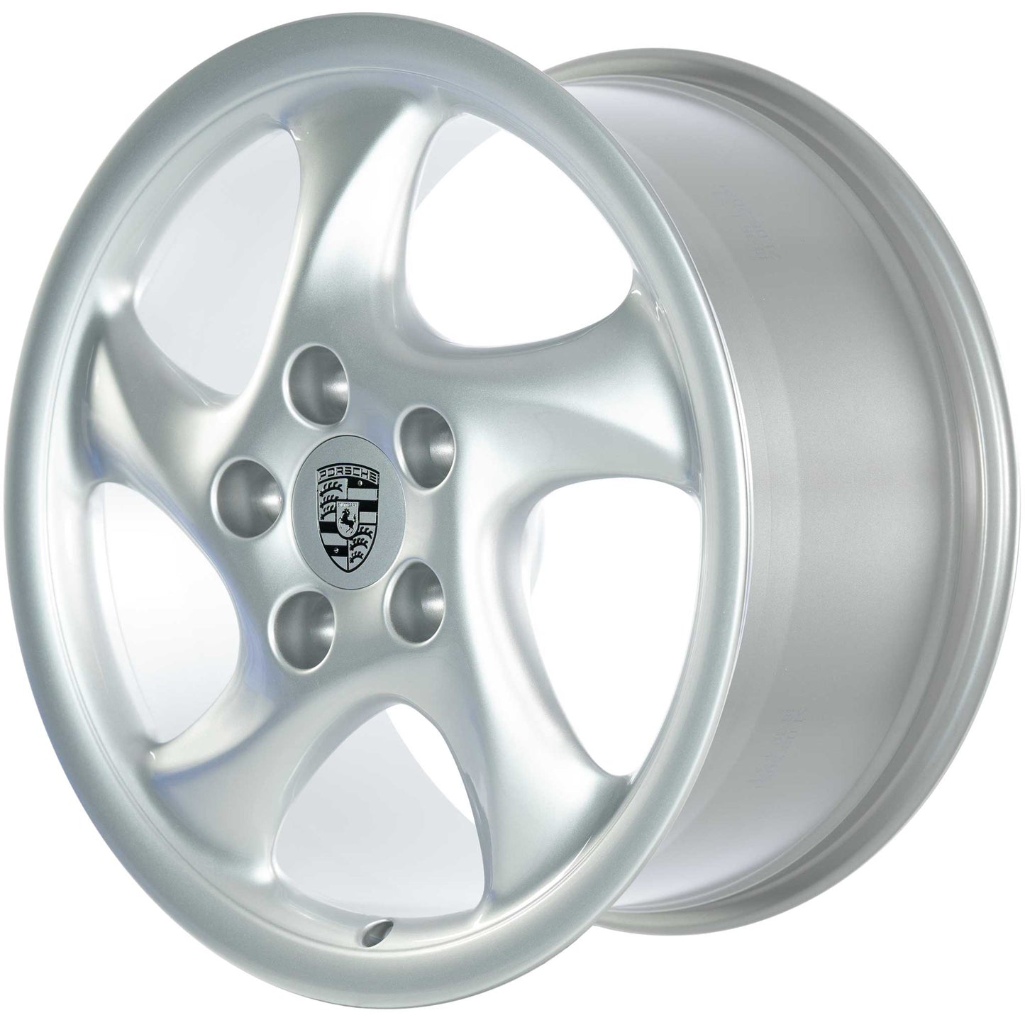 Porsche Front Silver Alloy Wheel 7.5JX18 ET50 - 911/Boxster 97-05 993-362-134-06