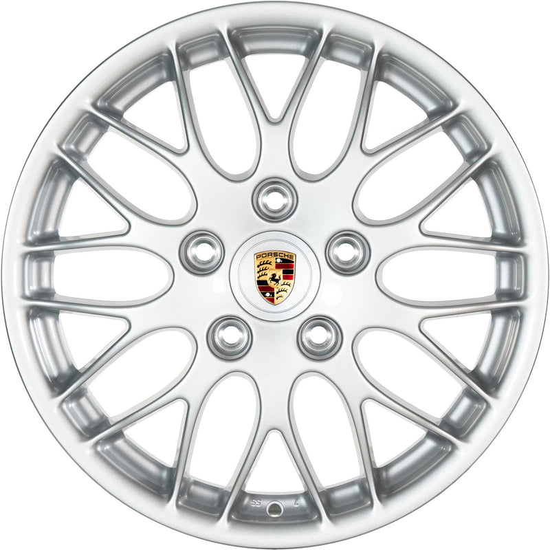 Porsche Front Silver Alloy Wheel 7JX17 ET55 - 911/Boxster 85-12 993-362-124-51