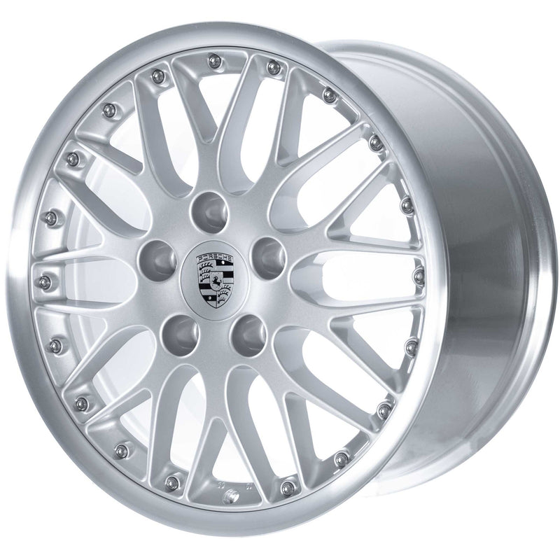 Porsche Front Silver Alloy Wheel 8JX18 ET52 - 911/Boxster 85-12 993-362-136-50