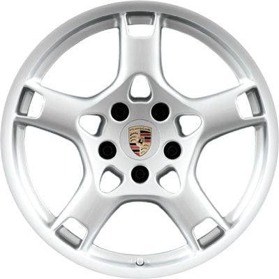 Porsche Front Silver Alloy Wheel 8JX19 ET57 - 911/Boxster/Cayman 97-12