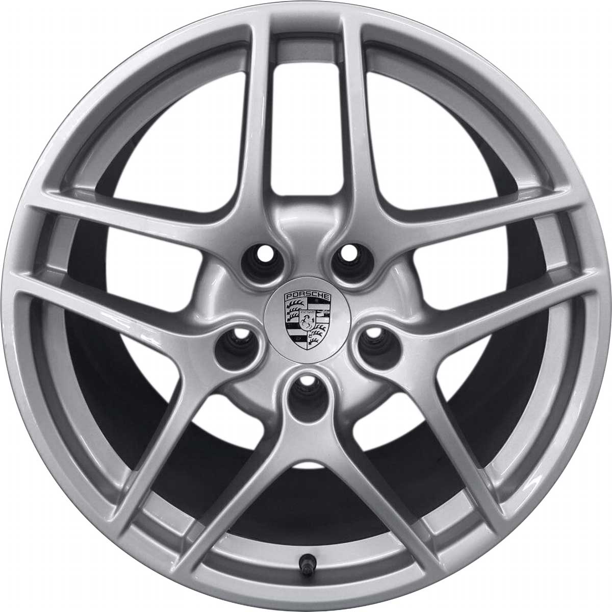 Porsche Front Silver Alloy Wheel 8JX19 ET57 - Boxster/Cayman 09-12 997-362-157-01