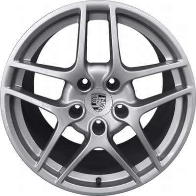 Porsche Front Silver Alloy Wheel 8JX19 ET57 - Boxster/Cayman 09-12 997-362-157-01