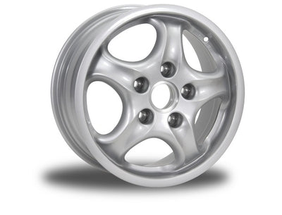 Porsche Front Silver Metallic Alloy Wheel 7JX16 ET55 - 911 95-98 993-362-114-00