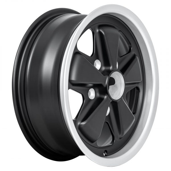 Porsche Fuchs Classic Wheel Black 15x6 - 911/912E/930 FE150601303671BCLASSIC