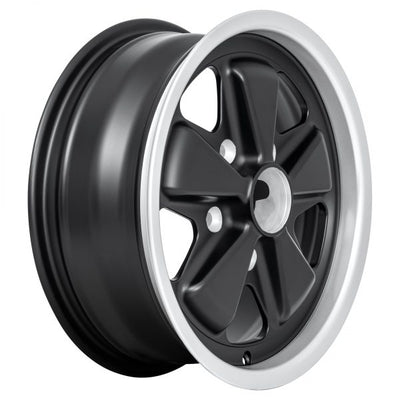 Porsche Fuchs Classic Wheel Black 15x6 - 911/912E/930 FE150601303671BCLASSIC