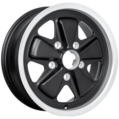 Porsche Fuchs Classic Wheel Black 15x6 - 911/912E/930 FE150601303671BCLASSIC