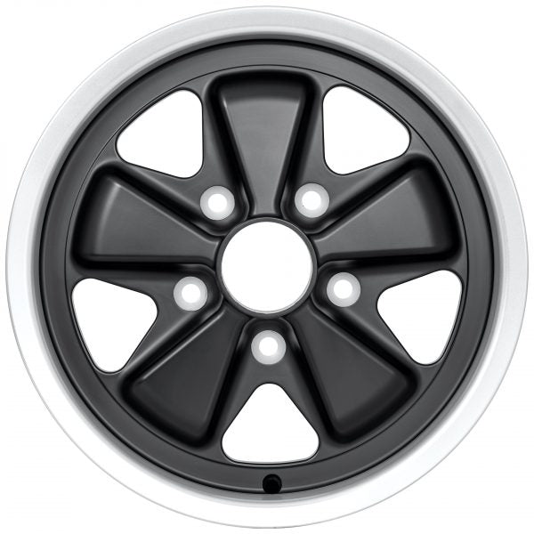 Porsche Fuchs Classic Wheel Black 15x6 - 911/912E/930 FE150601303671BCLASSIC