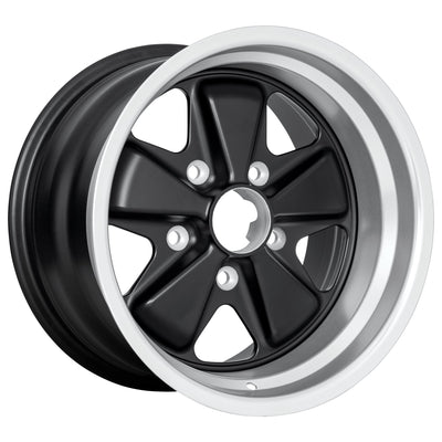 Porsche Fuchs Wheel Black 15x9 - 911/912E/930 FE150901300371B