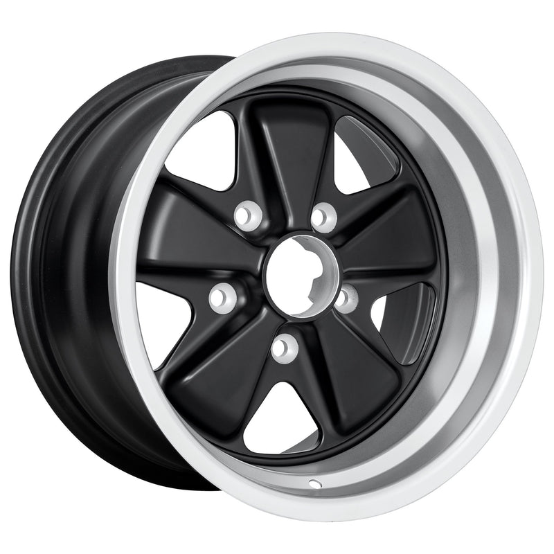 Porsche Fuchs Wheel Black 15x9 - 911/912E/930 FE150901300371B