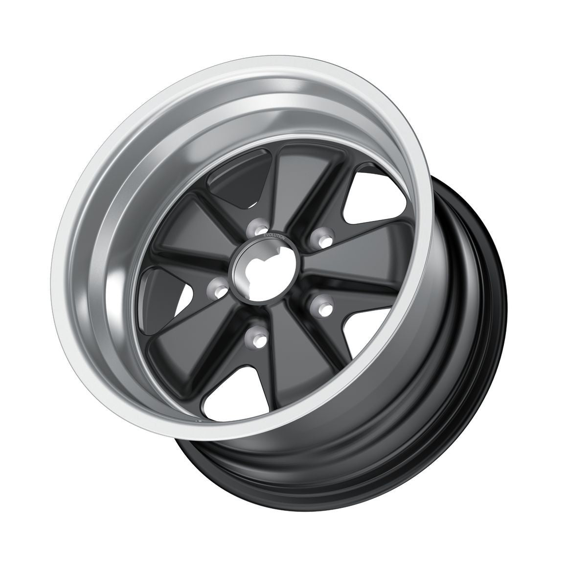 Porsche Fuchs Wheel Black 15x9 - 911/912E/930 FE150901300371B