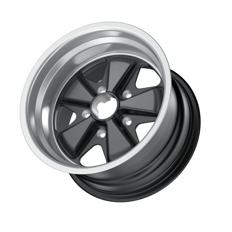 Porsche Fuchs Wheel Black 15x9 - 911/912E/930 FE150901300371B
