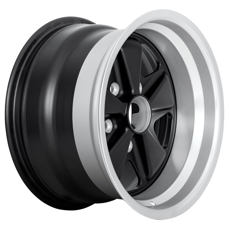 Porsche Fuchs Wheel Black 15x9 - 911/912E/930 FE150901300371B