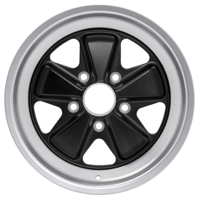Porsche Fuchs Wheel Black 16x7 - 911/912E/930 FE160701302371B