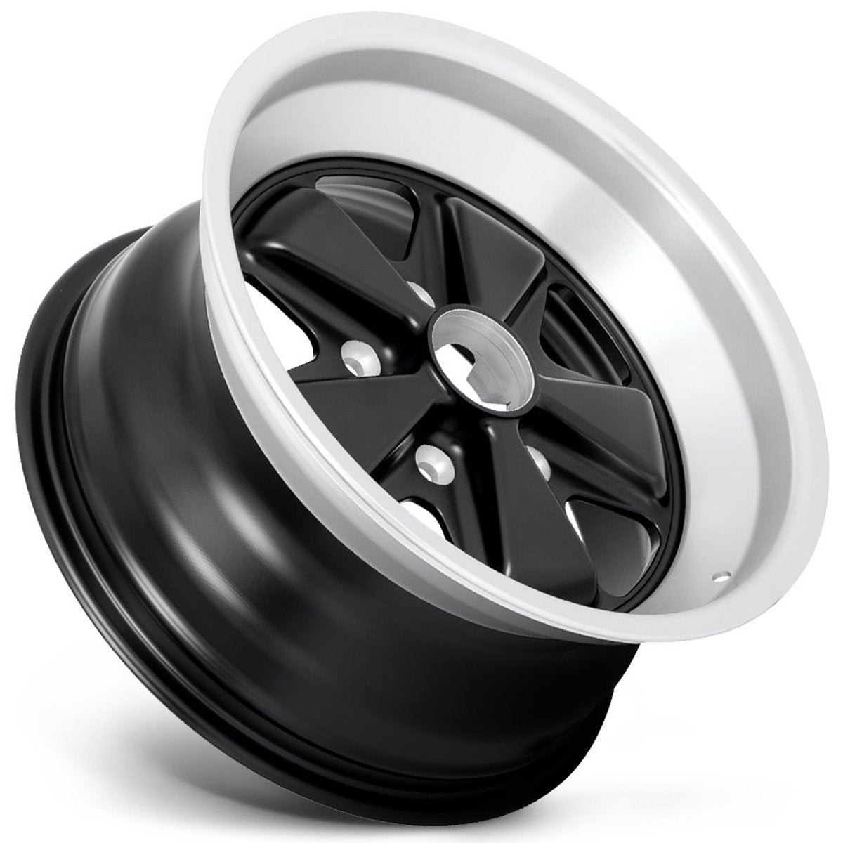 Porsche Fuchs Wheel Black 16x8 - 911/912E/930 FE160801301071B