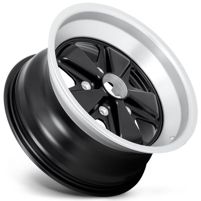 Porsche Fuchs Wheel Black 16x8 - 911/912E/930 FE160801301071B