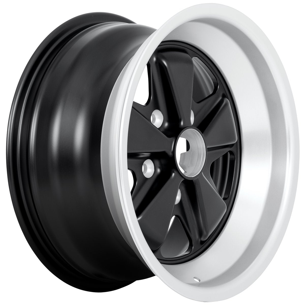 Porsche Fuchs Wheel Black 16x8 - 911/912E/930 FE160801301071B