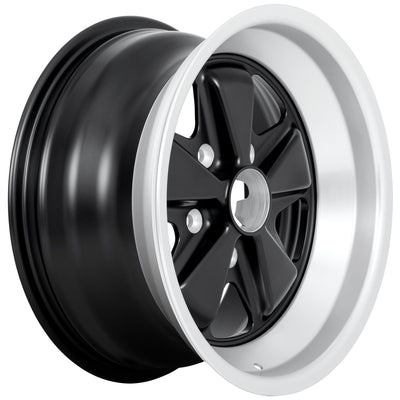 Porsche Fuchs Wheel Black 16x8 - 911/912E/930 FE160801301071B