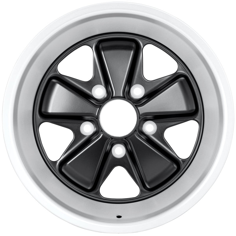 Porsche Fuchs Wheel Black 16x8 - 911/912E/930 FE160801301071B