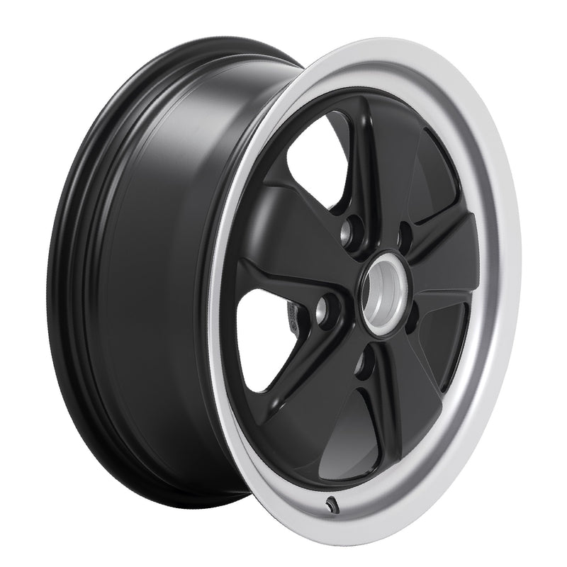 Porsche Fuchs Wheel Black 17x7 - 911/944/928/968 FR170701305571B