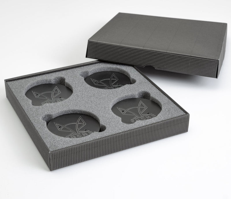 Porsche Fuchs Wheel Center Caps Pack 4 75MMCAP-FUCHS