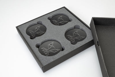 Porsche Fuchs Wheel Center Caps Pack 4 75MMCAP-FUCHS