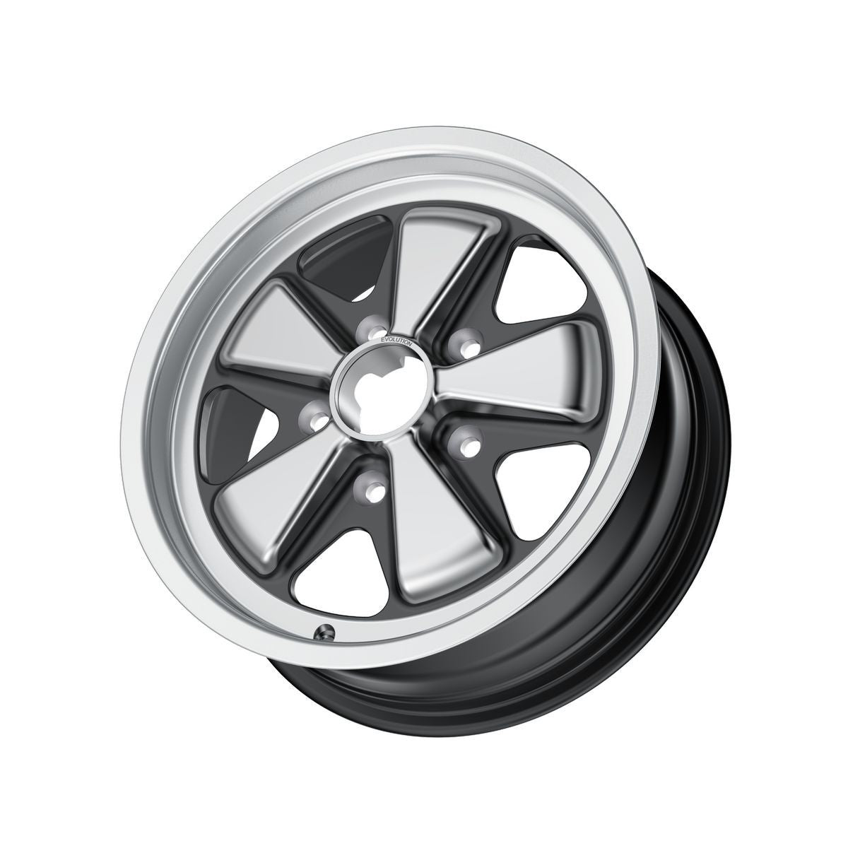 Porsche Fuchs Wheel Silver 15x6 - 911/912E/930 FE150601303671S