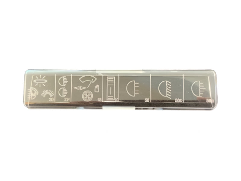 Porsche Fuse Box Clear Plastic Cover - 12 Fuse - 914 70-76 914-612-316-10