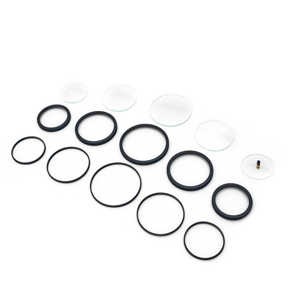 Porsche Gauge Bezels - 911/930/912E 74-89 CB-GAUG-BEZ-BLK-G