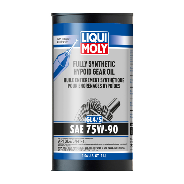 75w90 gl 4 gear oil Liqui Moly (2048) SAE 75W-90 Fully Synthetic Gear Oil