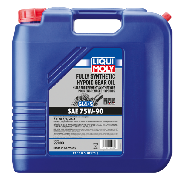 Porsche Gear Oil SAE 75W-90 20L 22083