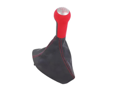 Porsche Gear Shift Knob Black & Guards Red - 911 07-11 99742407592DRB