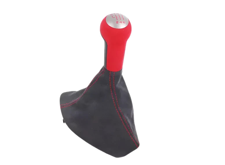 Porsche Gear Shift Knob Black & Guards Red - 911 07-11 99742407592DRB