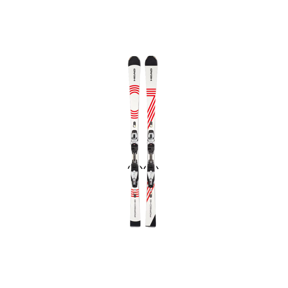 Porsche Genuine Porsche 156mm Head 7 Series Ski's - White/Red - WAP062H700P156 WAP062H700P156
