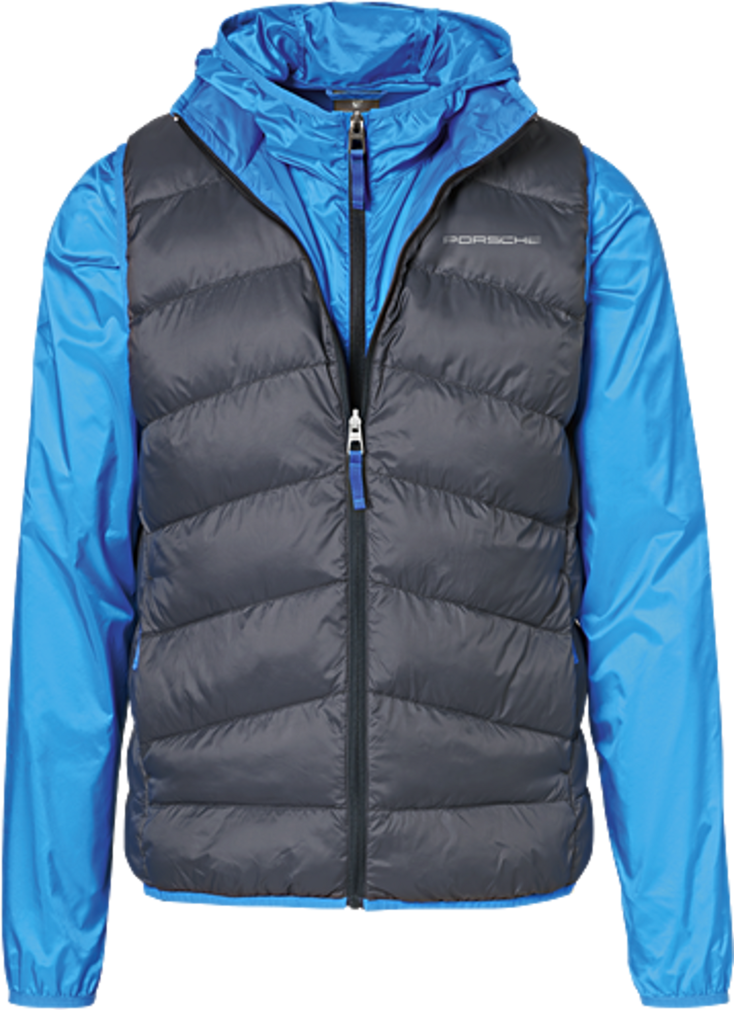 Porsche Genuine Porsche 2-In-1 Jacket - GT3 Collection Grey/Blue - WAP811XXL0MGT3 WAP811XXL0MGT3