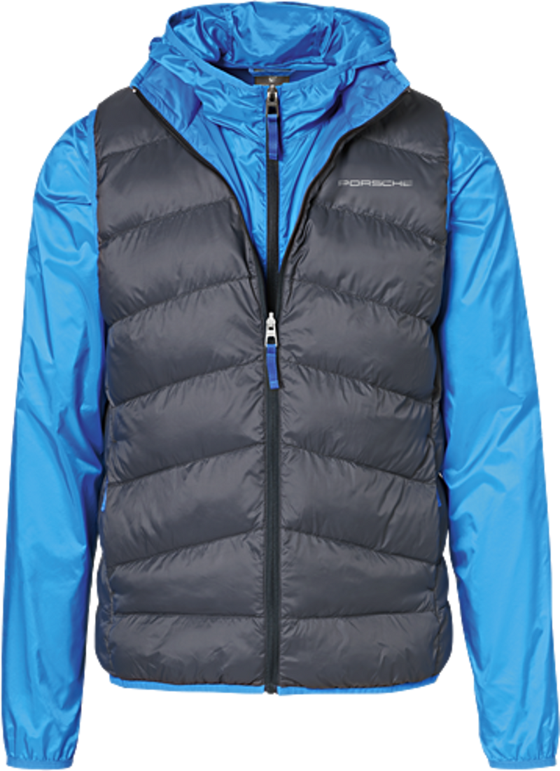 Porsche Genuine Porsche 2-In-1 Jacket - GT3 Collection Grey/Blue - WAP811XXL0MGT3 WAP811XXL0MGT3