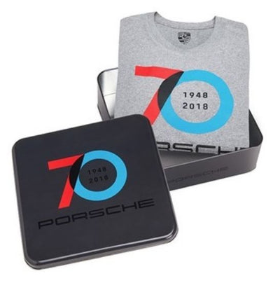 Porsche Genuine Porsche 70YR T-Shirt Light Grey - PNA711XXL0KUSA PNA711XXL0KUSA