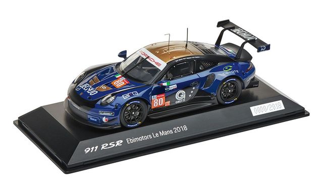 Porsche Genuine Porsche 911 RSR 2018 Ebi Motors Black Diecast - WAP0209230K WAP0209230K