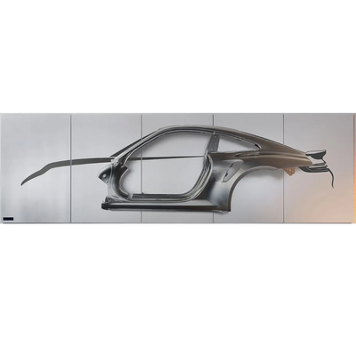 Porsche Genuine Porsche 911 Skulptur - Agate Grey - white background - WAP0501150N024 WAP0501150N024