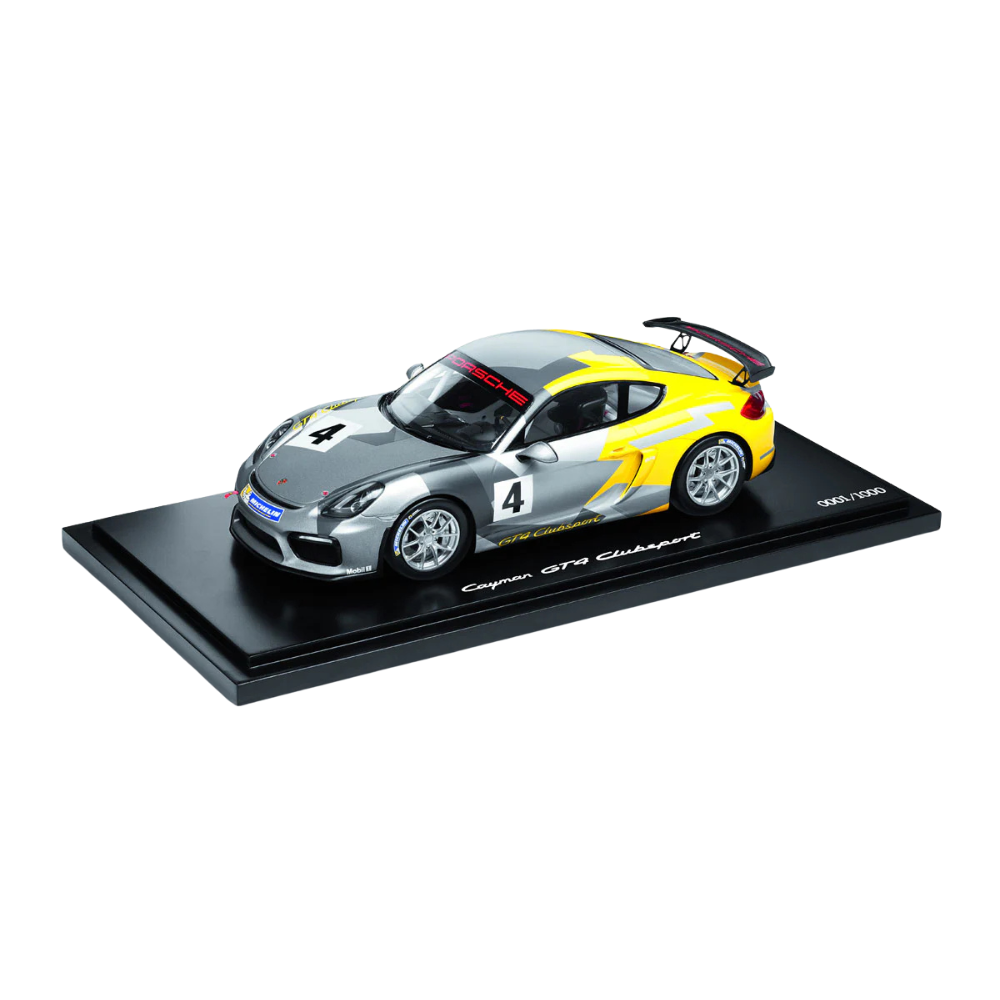 Porsche Genuine Porsche Cayman GT4 Clubsport Grey/Yellow Black - WAP0219010G WAP0219010G