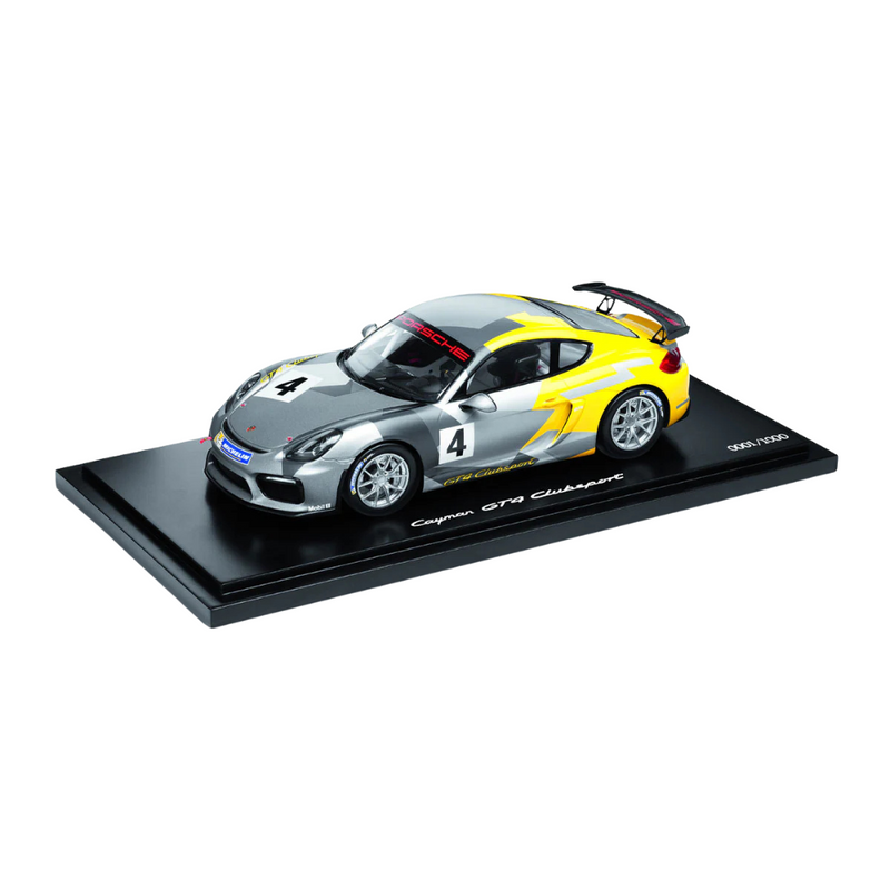 Porsche Genuine Porsche Cayman GT4 Clubsport Grey/Yellow Black - WAP0219010G WAP0219010G