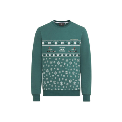 Porsche Genuine Porsche Christmans Sweatshirt Green - WAP151XXL0PCHG WAP151XXL0PCHG