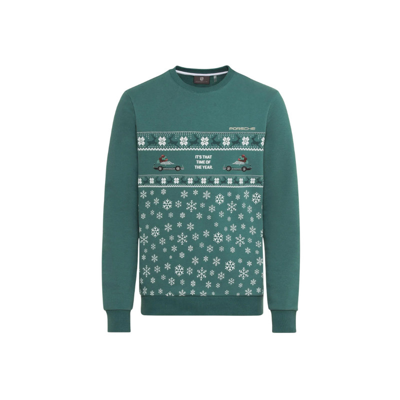 Porsche Genuine Porsche Christmans Sweatshirt Green - WAP151XXL0PCHG WAP151XXL0PCHG