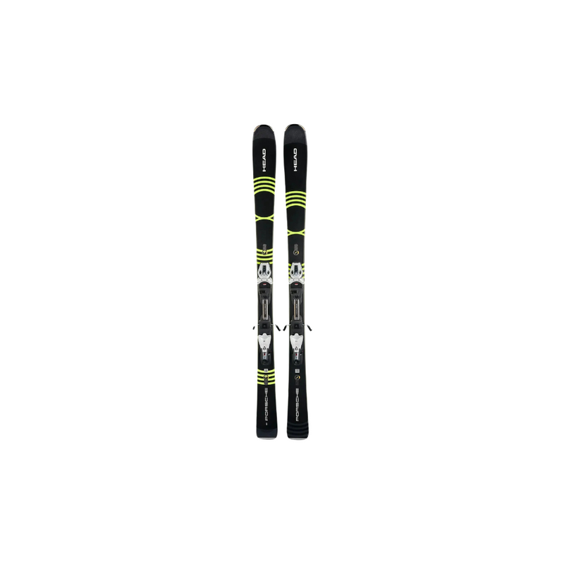Porsche Genuine Porsche | Head 8 Series 170mm Ski's - Black/Yellow - WAP062H880P170 WAP062H880P170