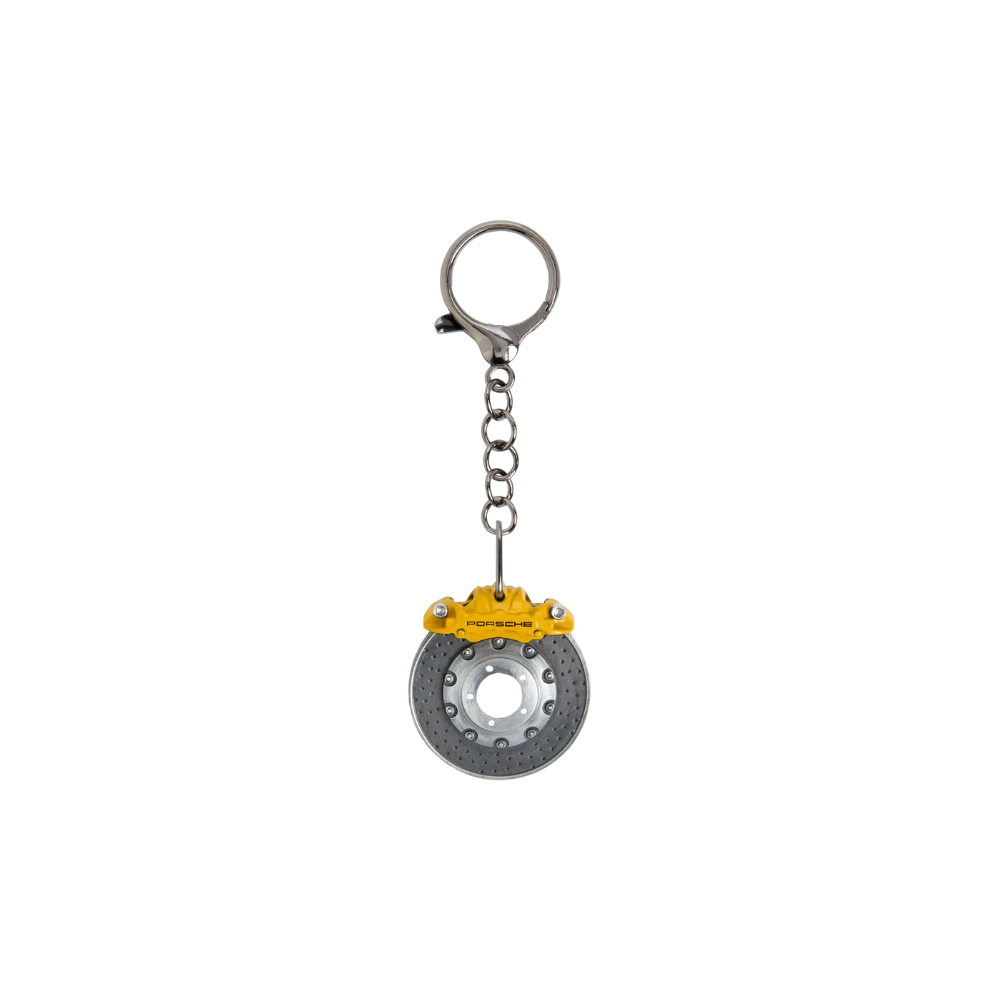 Porsche Genuine Porsche Keyring Brake Disc Yellow - WAP0503700PSAB WAP0503700PSAB