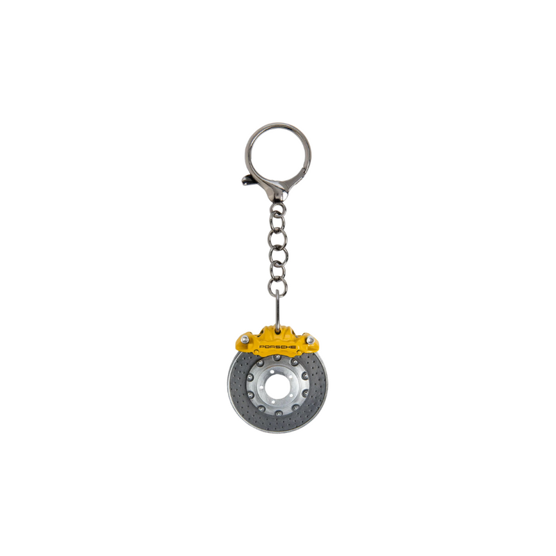 Porsche Genuine Porsche Keyring Brake Disc Yellow - WAP0503700PSAB WAP0503700PSAB