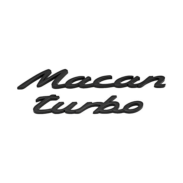 Porsche Genuine Porsche Magnet Set Sz Macan + Turbo Black - WAP0502080PMAC WAP0502080PMAC