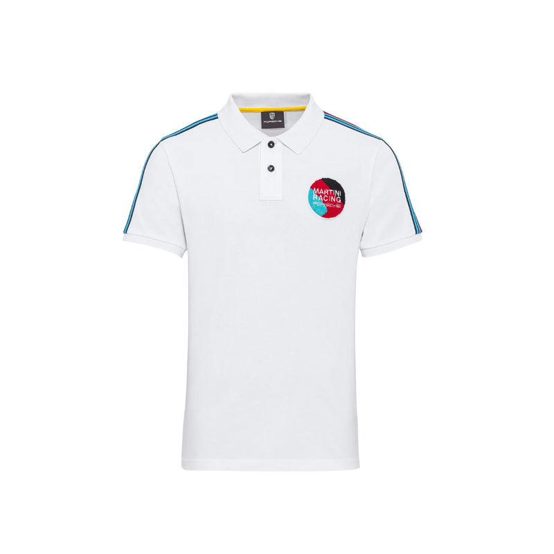 Porsche Genuine Porsche Martini Racing Polo Shirt Logo White - WAP5500XL0P0MR WAP5500XL0P0MR