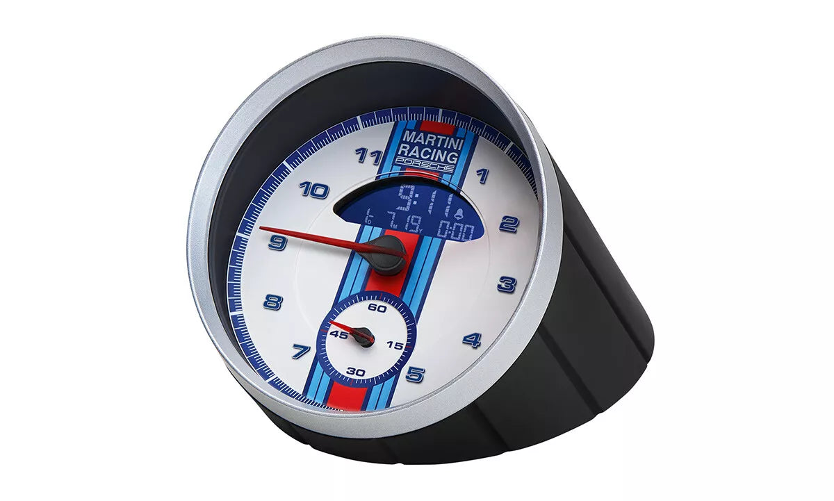 Porsche Genuine Porsche Martini Racing Table Clock - WAP0701020K0MR WAP0701020K0MR